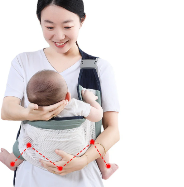 Слинг - переноска для малыша Baby Sling / Эрго - рюкзак через плечо от 0 месяцев +
